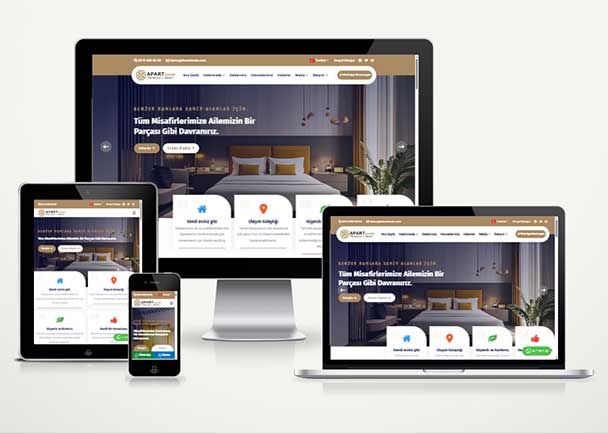 Apart Pansiyon Firma Web Site Paketi Moonlit