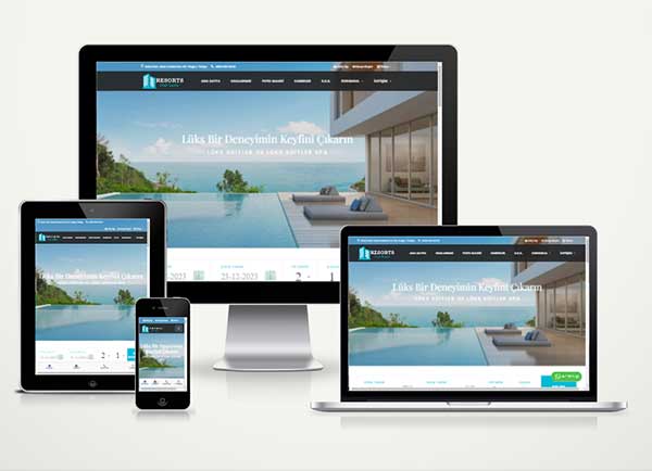 Otel Web Paketi Resorts v6.0